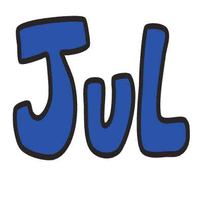 July Element from Fun Stickers Set