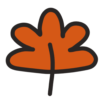 Leaf 4 Element from Fun Stickers Set