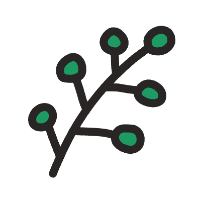 Leaf 5 Element from Fun Stickers Set