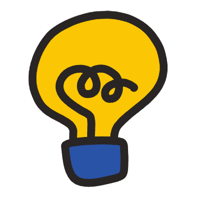 Light Bulb Element from Fun Stickers Set