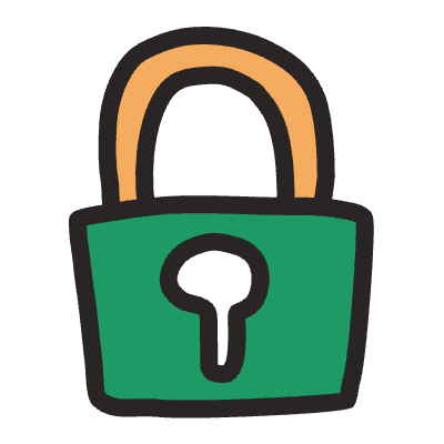 Lock Element from Fun Stickers Set