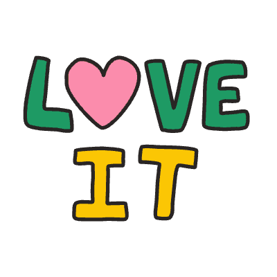 Love It Heart Element from Fun Stickers Set