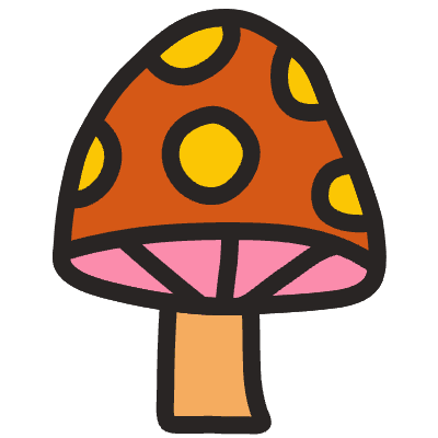 Mushroom Element from Fun Stickers Set