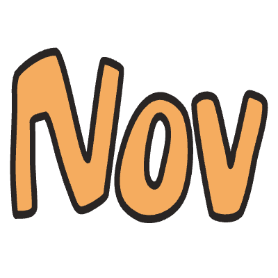 November Element from Fun Stickers Set