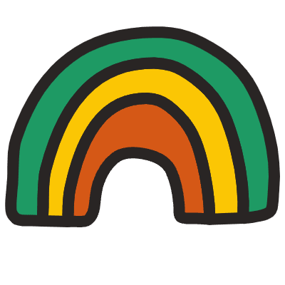 Rainbow Element from Fun Stickers Set