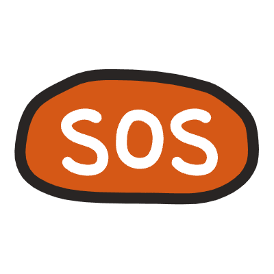 Sos Element from Fun Stickers Set