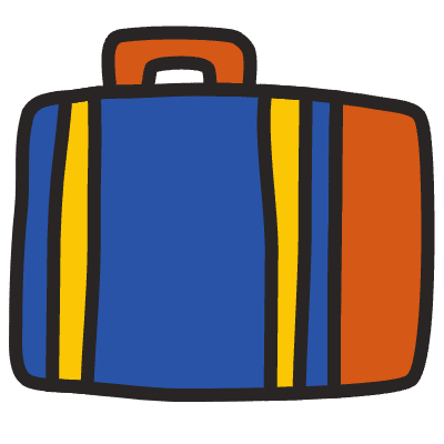 Suitecase Element from Fun Stickers Set