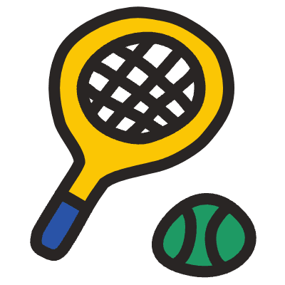 Tennis Sport Element from Fun Stickers Set