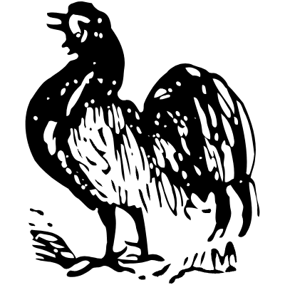 Chicken 2 Element from Vintage Illustrations Set