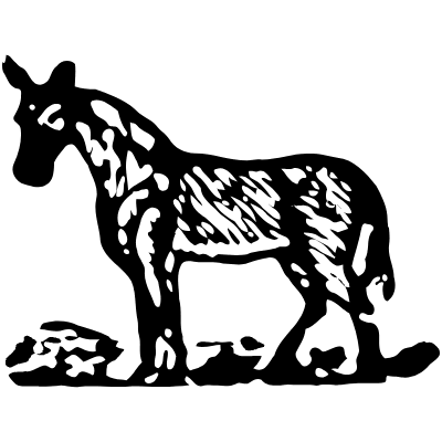 Donkey 1 Element from Vintage Illustrations Set