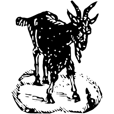 Goat 11 Element from Vintage Illustrations Set