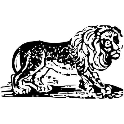 Lion 1 Element from Vintage Illustrations Set