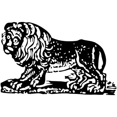 Lion 2 Element from Vintage Illustrations Set