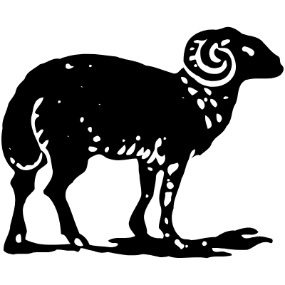 Sheep 3 Element from Vintage Illustrations Set