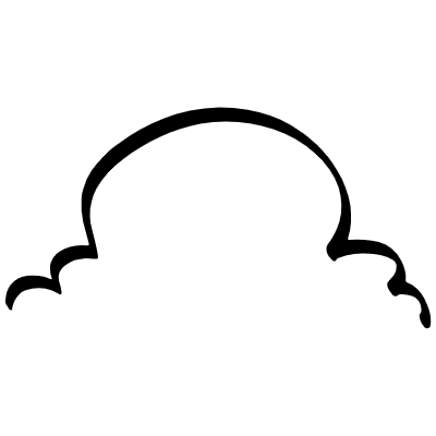 Abstract Cloud Mark Doodle 1 Element from Beveled Scribbles Set