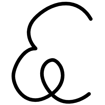 Abstract Curvy Line Element from Variable Scribbles Set