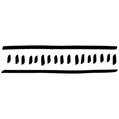 Abstract Lines Element from Beveled Scribbles Set