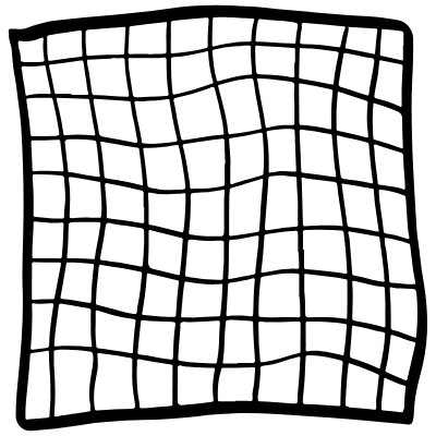 Grid Warp Doodle Element from Beveled Scribbles Set