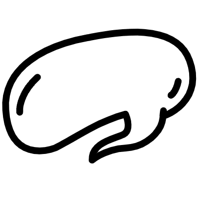 Smooth Bubble Line Element from Variable Scribbles Set