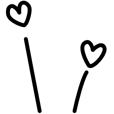 Hearts Highlight Line 1 Element from Variable Scribbles Set