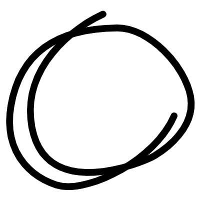 Highlight Circle Line 3 Element from Variable Scribbles Set
