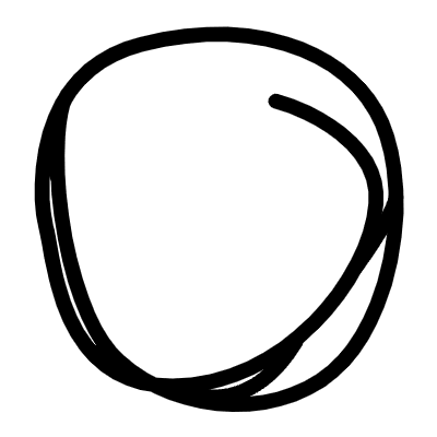 Highlight Circle Line 4 Element from Variable Scribbles Set