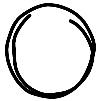 Highlight Circle Line 5 Element from Variable Scribbles Set