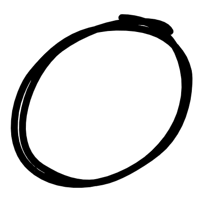 Highlight Circle Line Element from Variable Scribbles Set