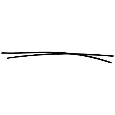 Highlight Line Underline Doodle 17 Element from Beveled Scribbles Set