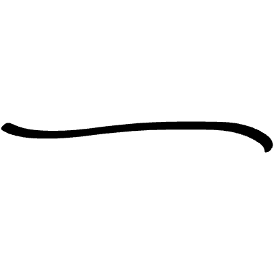 Highlight Line Underline Doodle 22 Element from Beveled Scribbles Set