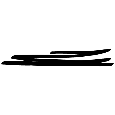 Highlight Line Underline Doodle 31 Element from Beveled Scribbles Set