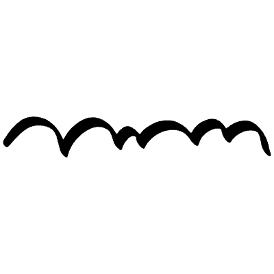 Highlight Line Underline Doodle 35 Element from Beveled Scribbles Set
