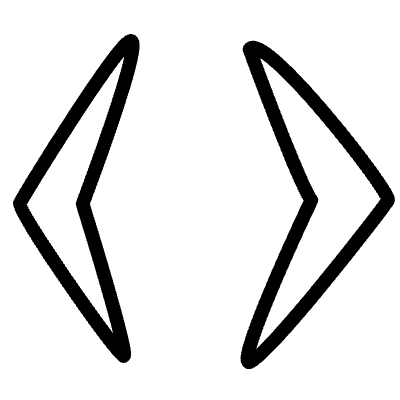 Bracket Solid Line Doodle Element from Variable Scribbles Set