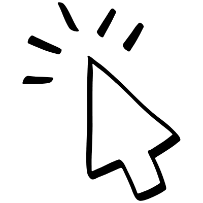 Cursor Arrow Click Doodle 2 Element from Beveled Scribbles Set