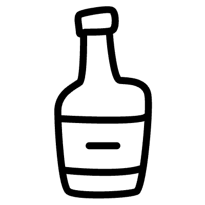 Drink Bottle Line Element from Variable Scribbles Set