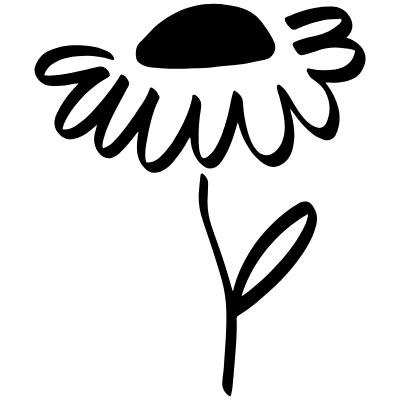 Flower Highlight Mark Doodle 3 Element from Beveled Scribbles Set