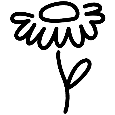 Flower Highlight Mark Line 3 Element from Variable Scribbles Set