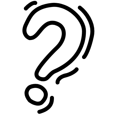 Question Mark Line Element from Variable Scribbles Set
