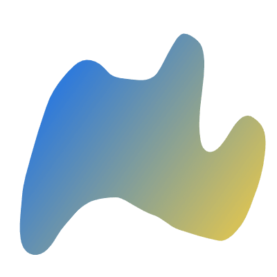 Organic Shape Abstract 19 Element from Gradient Shapes Set