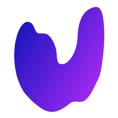 Organic Shape Abstract 21 Element from Gradient Shapes Set