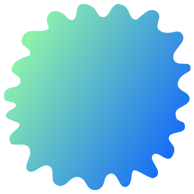 Organic Shape Abstract 4 Element from Gradient Shapes Set