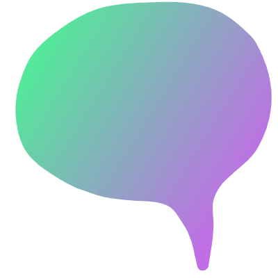 Organic Shape Bubble Element from Gradient Shapes Set