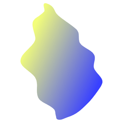Organic Shape Leaves 8 Element from Gradient Shapes Set
