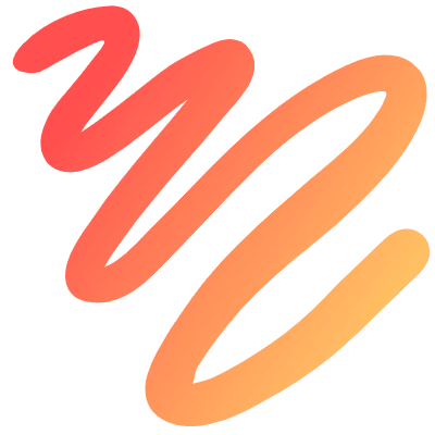 Organic Shape Line 5 Element from Gradient Shapes Set
