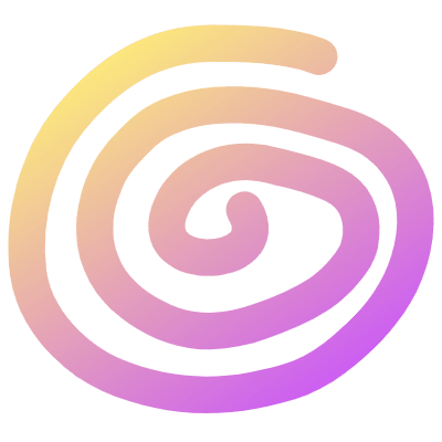 Organic Shape Spiral 2 Element from Gradient Shapes Set