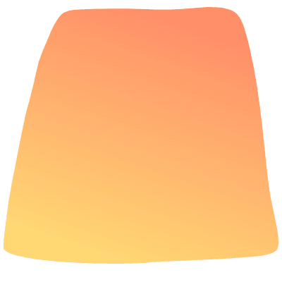 Organic Shape Trapezoid 2 Element from Gradient Shapes Set