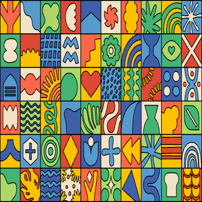 Tile Background 01 Outlined Element from Tiled Backgrounds Set