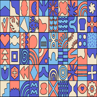 Tile Background 11 Outlined Element from Tiled Backgrounds Set