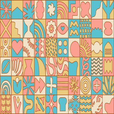 Tile Background 12 Outlined Element from Tiled Backgrounds Set