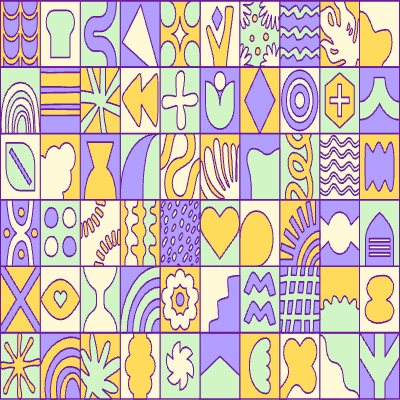 Tile Background 15 Outlined Element from Tiled Backgrounds Set